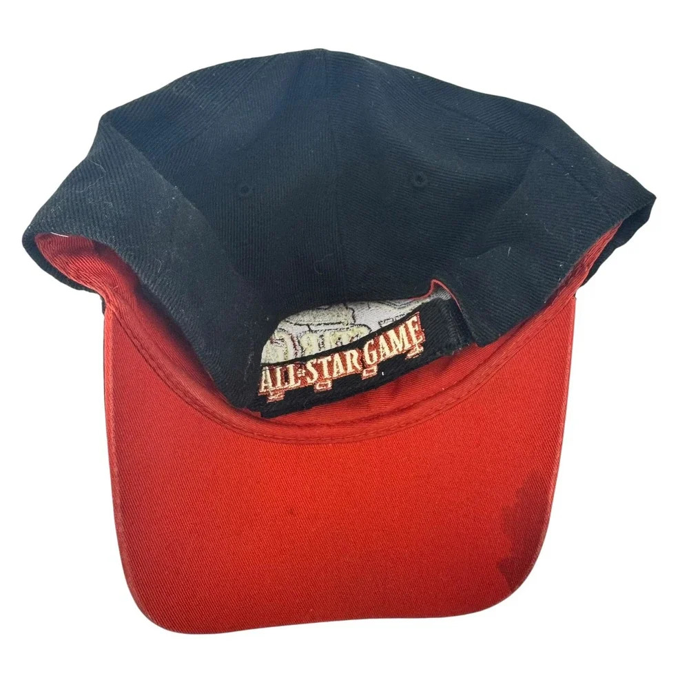 Vintage 2004 MLB All Star Game Houston Hat Twins Enterprise Black Red‎ OSFA